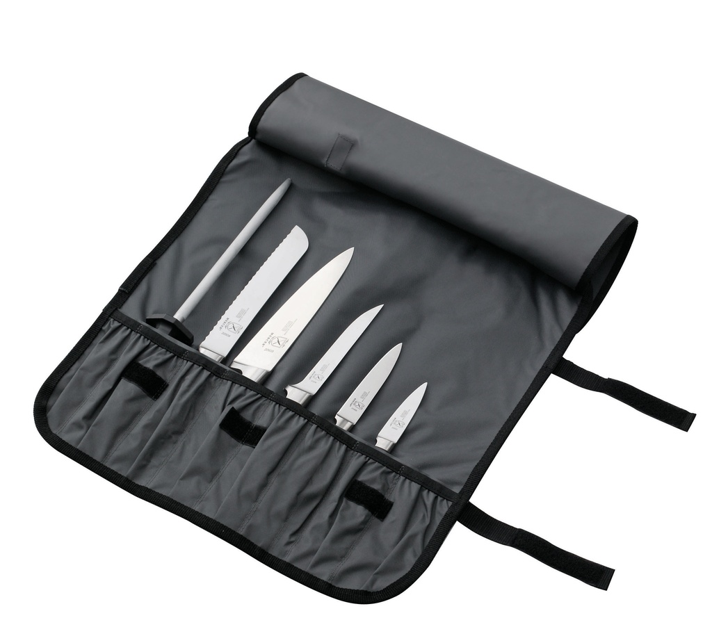 7 Pocket Knife Roll Hounds Tooth
