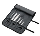 7 Pocket Knife Roll Hounds Tooth