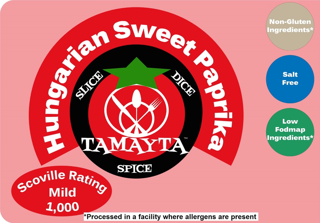 Paprika Sweet Hungarian 1/2 Cup Jar