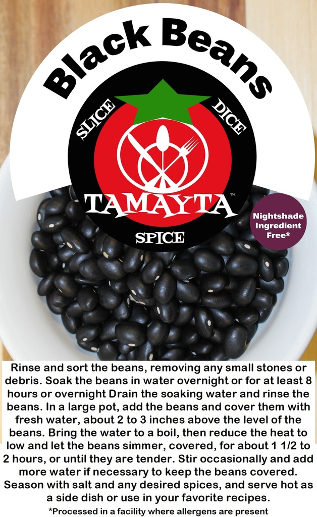 Black Beans 1 Pound Bag