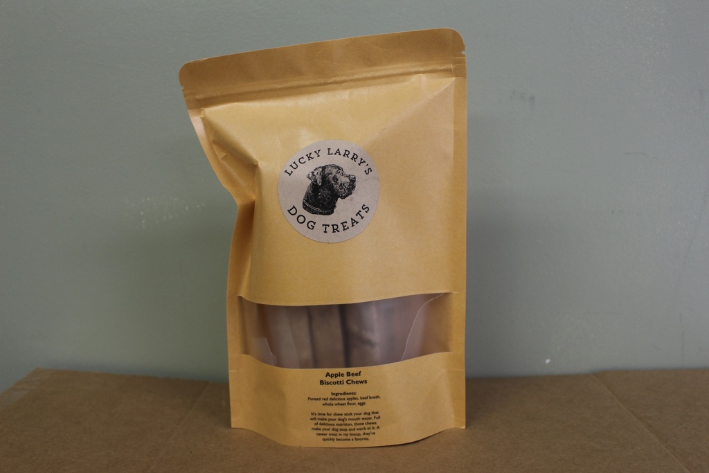 Apple Beef Biscotti Chews Lucky Larry's 