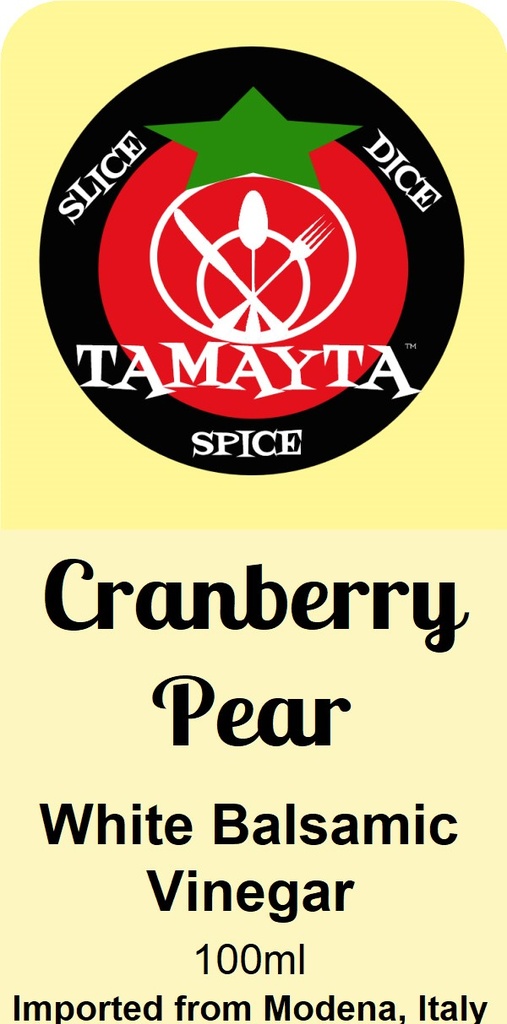 Cranberry Pear White Balsamic Vinegar 100ml