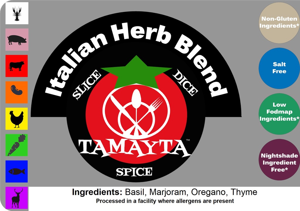 Italian Herb Blend 1 Cup Jar