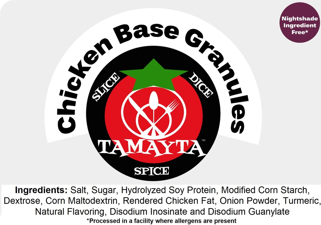 Chicken Base Granules 1/2 Cup Jar