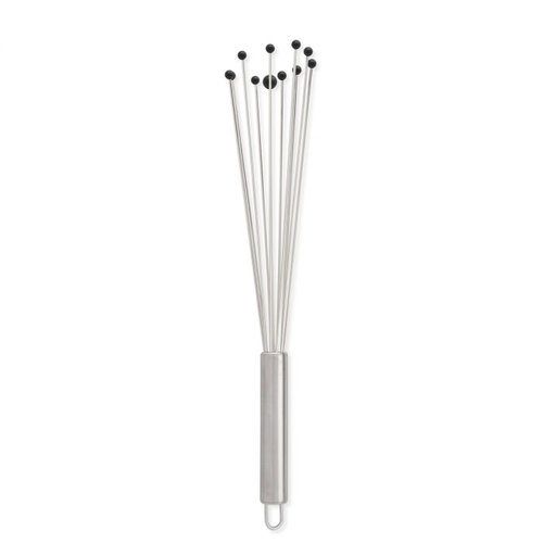 [05095] Ball Whisk 12" Stainless Steel Black