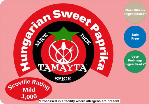 [01682] Paprika Sweet Hungarian 1/2 Cup Jar