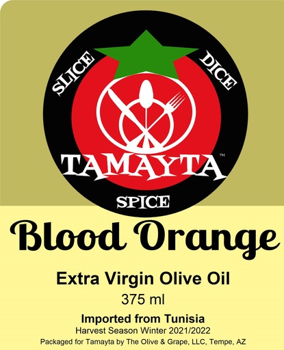 [01829] Blood Orange EVOO 375 ml
