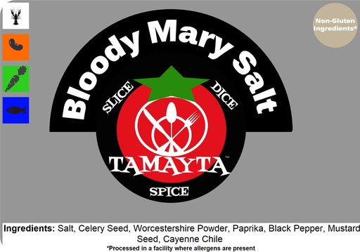 [01996] Bloody Mary Salt 1/2 Cup Jar