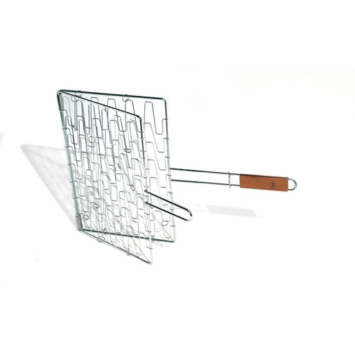 [02240] Chrome Flex Grill Basket