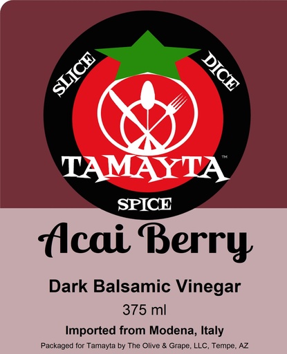 [02462] Acai Berry Dark Balsamic Vinegar 375ml