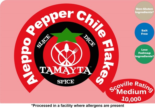 [01189] Aleppo Pepper Flakes 1/2 Cup Jar