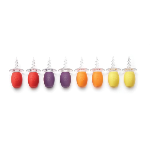 [02588] Screw In Corn Holders 8 Piece Asst Colors