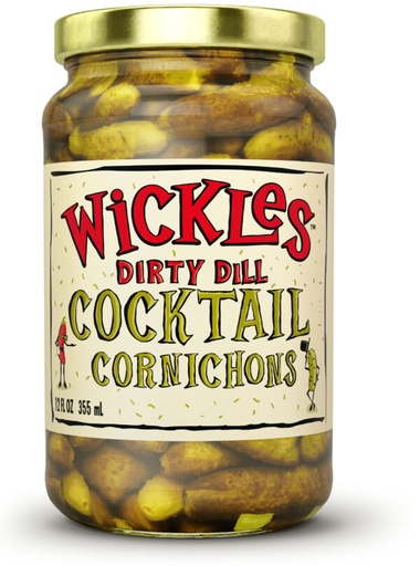 [02797] Cornichons Dirty Dill Wickles 12 Fl Oz