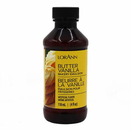 [04645] Butter Vanilla Bakery Emulsion 4 Fl Oz