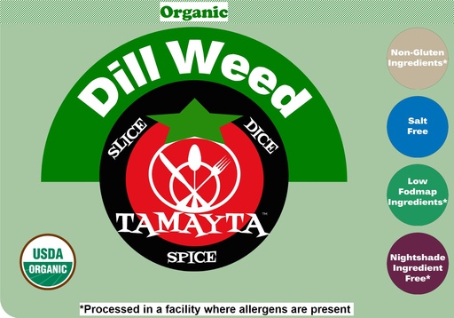 [05164] Dill Weed Organic 1/2 Cup Jar