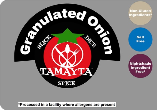 [01339] Onion, Granulated 1/2 Cup Jar