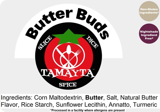 [01326] Butter Buds 1/2 Cup Jar