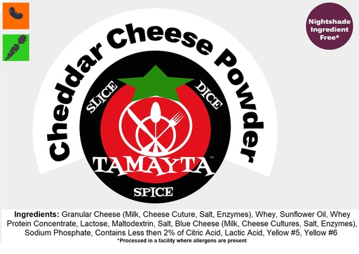 [01328] Cheddar Cheese Powder 1/2 Cup Jar