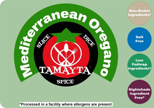 [00723] Oregano Mediterranean Leaf 1/2 Cup Jar