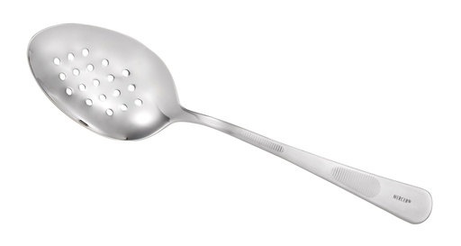 [00654] Plating Spoon Perforated Bowl 9"