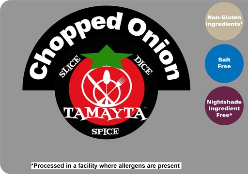 [01338] Onion, Chopped 1/2 Cup Jar