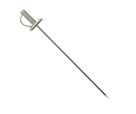 [04609] Cocktail Picks Sword Stainless Pack Of 12