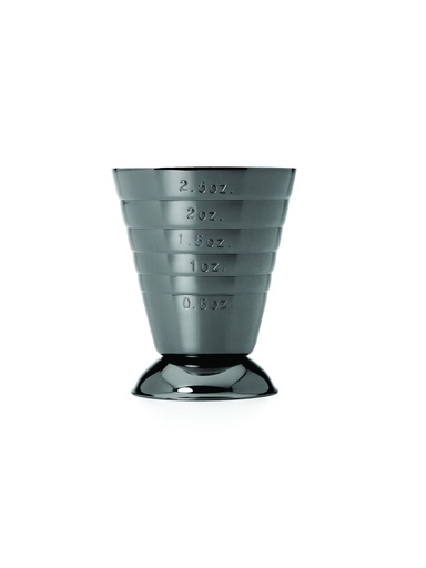 [04963] Bar Measuring Cup 2.5 Oz Gun Metal Black