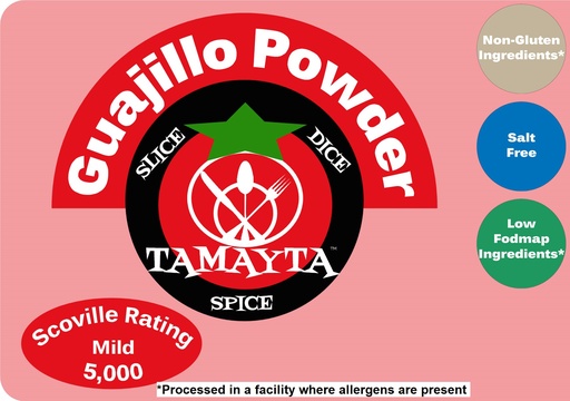 [00837] Guajillo Chile Pepper Powder 1/2 Cup Jar