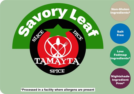 [00938] Savory Leaf 1/2 Cup Jar