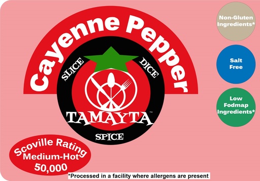 [00781] Cayenne Pepper Powder 1/2 Cup Jar