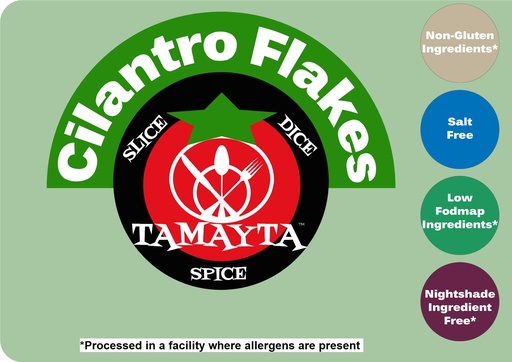 [01400] Cilantro Flakes 1/2 Cup Jar