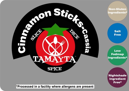 [01431] Cinnamon Sticks, Cassia 1/2 Cup Jar