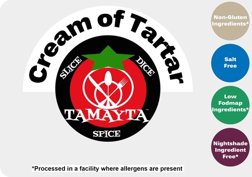 [01072] Cream Of Tartar 1/2 Cup Jar