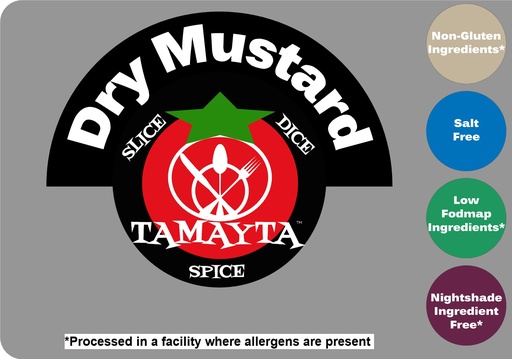 [01051] Mustard, Dry 1/2 Cup Jar