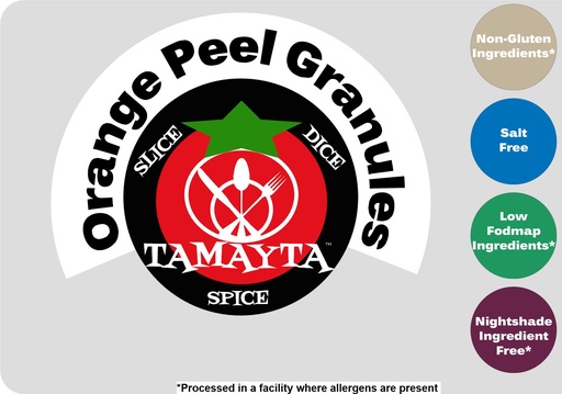 [01453] Orange Peel Granules 1/2 Cup Jar