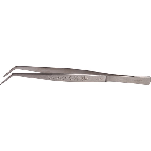 [00237] Curved Plating Tongs Fine Point Precision Plus 6-1/8"