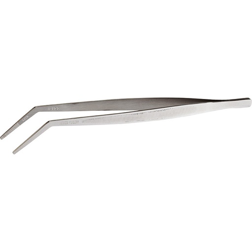[00260] Curved Plating Tongs Precision 9-3/8"