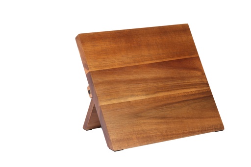 [00381] Magnetic Knife Board Easel 9-1/2" X 8-5/8" X 3/4" Acacia