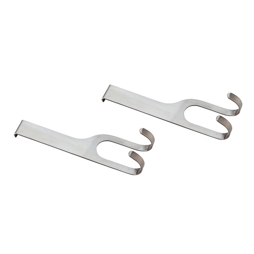 [00391] Magnet Bar Double Hooks 2 Pieces