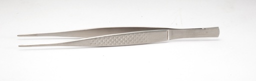 [00423] Plating Tongs Straight Fine Tip 6.5" Precision Plus