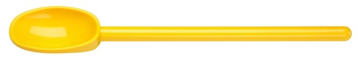 [00489] Mixing Spoon 11-7/8" Yellow High Heat