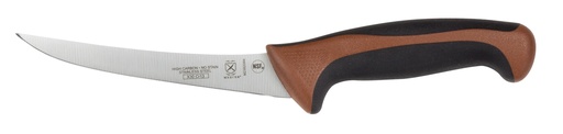 [00537] Boning Knife 6" Curved Stiff Millennia Brown