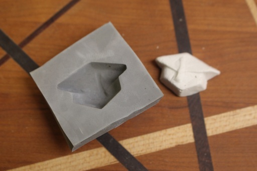 [01963] Graduation Cap Candy Mold