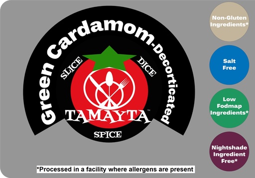 [01013] Cardamom Green Decorticated 1/2 Cup Jar