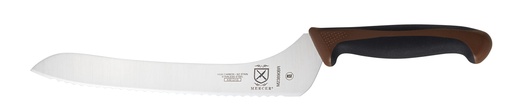 [00549] Bread Knife 9" Offset Mercer Millennia Brown