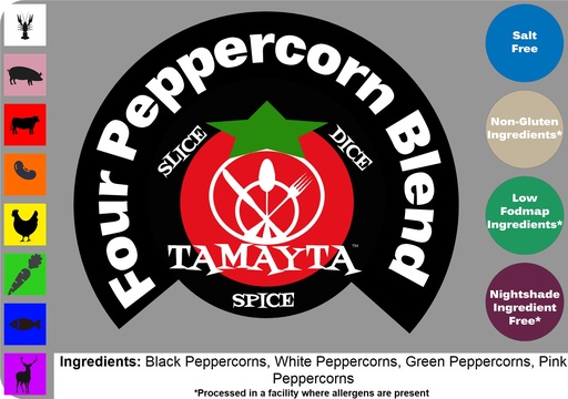 [01070] Four Pepper Blend 1/2 Cup Jar