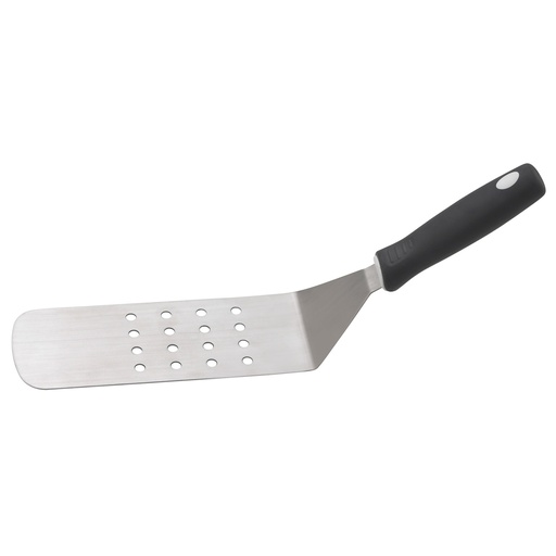 [01630] Flippin' Good Buger Turner Stainless Steel 9.5" X 3" Perforated