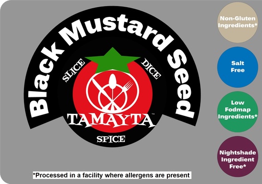 [01602] Mustard Seed Black 1/2 Cup
