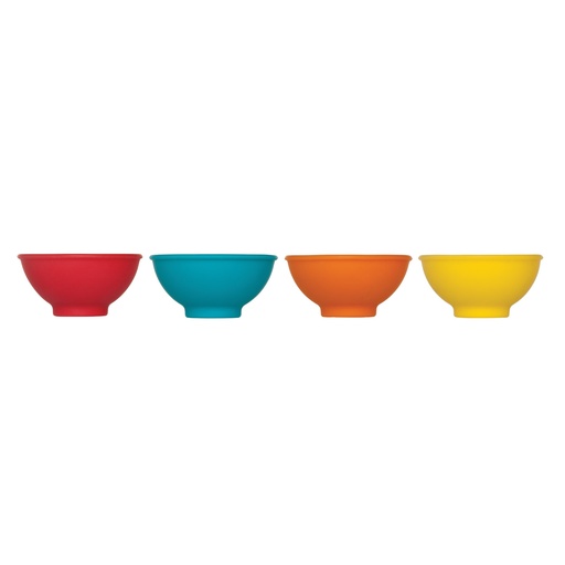 [01827] Pinch And Prep Bowls Silicone 2-1/2" 4 Piece Set