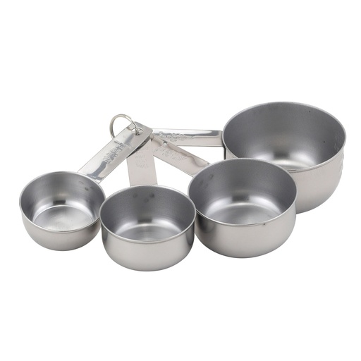 [02214] Measuring Cups 4 Piece Stainless Steel